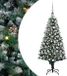 vidaXL Kunstkerstboom Groen 180 cm PVC en Staal en Kunststof