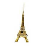 Kurt S. Adler Tour Eiffel 15cm Plastique Or Boule de Noël 1 Pièce