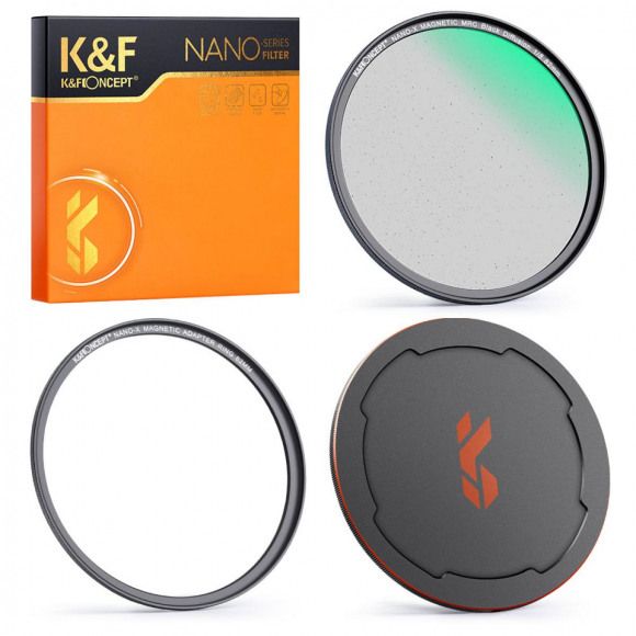 K&F Concept 72mm Black Mist 1/8 Magnetic Filter