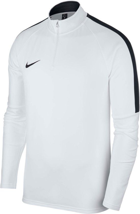 Nike Sportshirt - Maat S - Unisex - wit/zwart Maat 128/140