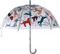 Merkloos / Sans marque Esschert Design Nederland Paraplu Cats And Dogs Transparant Blauw