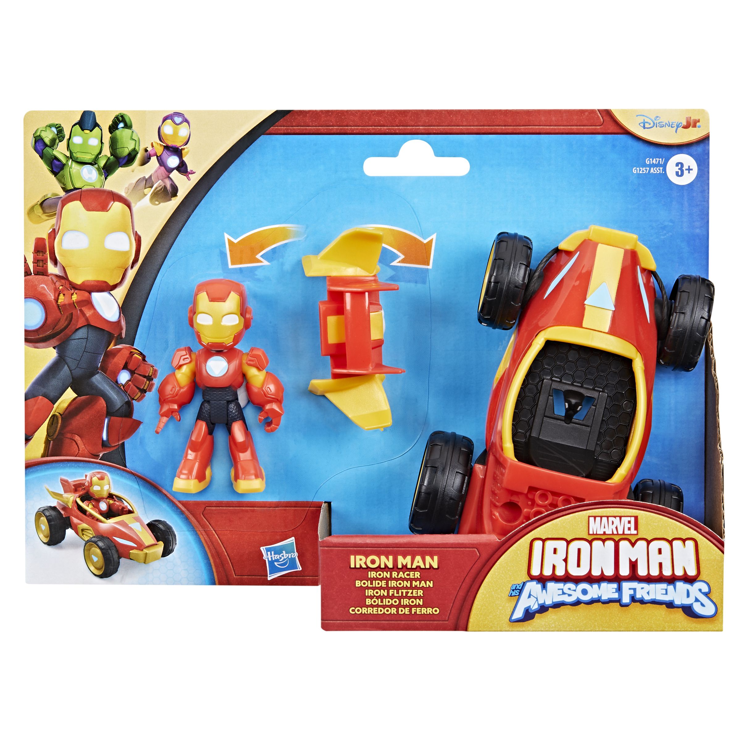 Hasbro Marvel Iron Man and his Awesome Friends Iron Racer