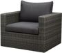 AVH-Collectie Rio fauteuil de jardin anthracite