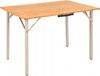 Outwell Kamloops Table de camping Bambou Aluminium Rectangulaire Pliable Réglable 72*100 cm