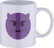 Emoticonworld Mok 33cl Gres Duivel White