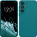 kwmobile hoesje geschikt voor Samsung Galaxy A55 5G - Hoesje voor smartphone - Precisie camera uitsnede - In mat petrol