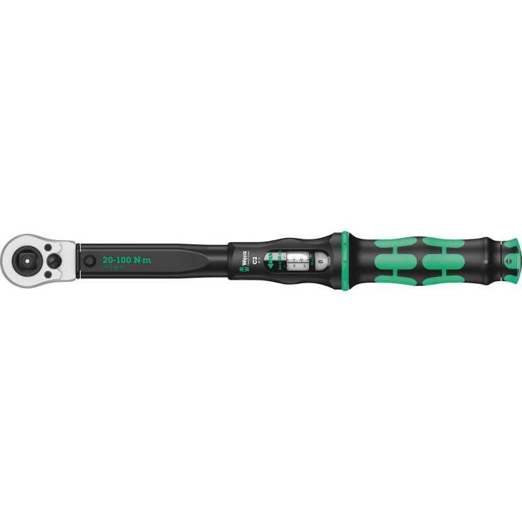 Wera Click-Torque C2 Push R/L Torque Wrench - 1/2" Drive