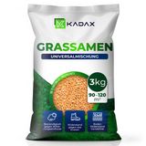 KADAX gazonzaad, 120 m², graszaad, universel gazon, gazonmengsel, graszaad, graszaadmengsel, zaad voor robuust en esthetisch gazon (3 kg)