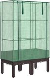 vidaXL Plantenbak verhoogd met kashoes 80x40x140 cm rattanlook