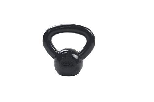 Athlyt Kg Kettlebell Weights in Black Unisex – Cast Iron Kettlebells & Weight Workout Equipment – Indoor Weight Training & Gym Home Fitness – Various Weights in 2 kg, 4 kg, 6 kg, 8 kg Kettlebell