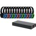 Devine BeatStream Silent Disco Pro pack d'extension avec 12 casques + CH-48
