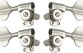 Grover 145N Titan Electric Bass Machine Heads, 2+2, Nickel