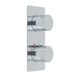 Lune Mitigeur de douche thermostatique encastrable avec inverseur - Chromé – 2 fonctions
