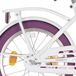 Alpina Achterdrager 16 inch Stadsfiets Staal Snowwhite