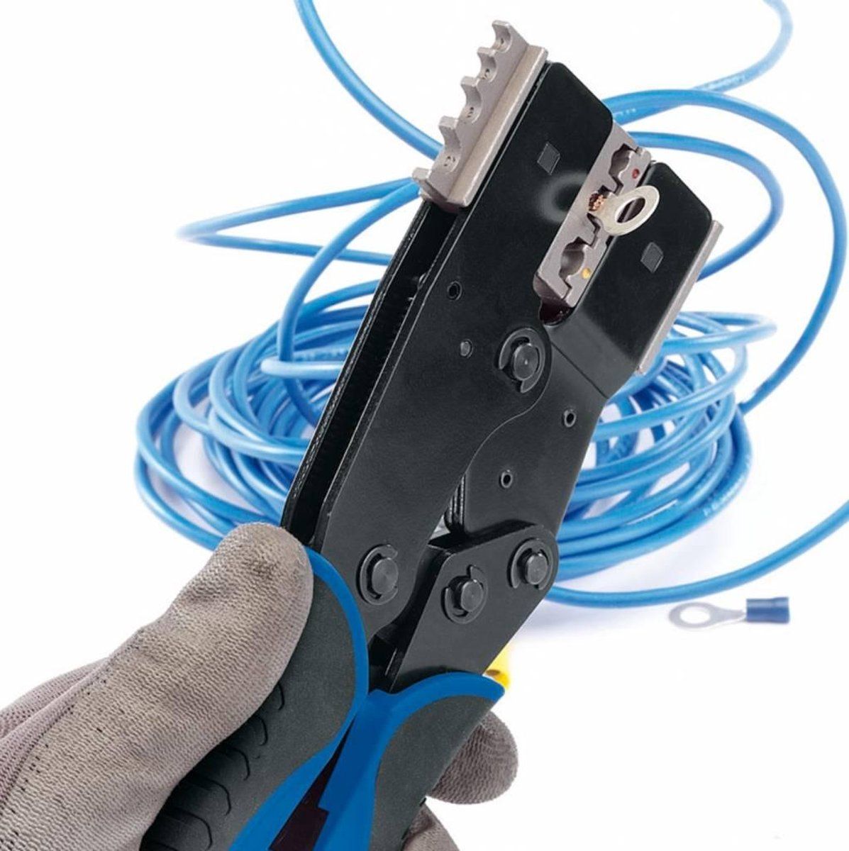 Draper 64336 Quick Change Ratchet Actie Krimpgereedschap - 220mm