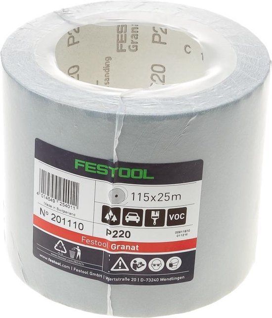 Festool Granat Schuurrol 115x25m P220