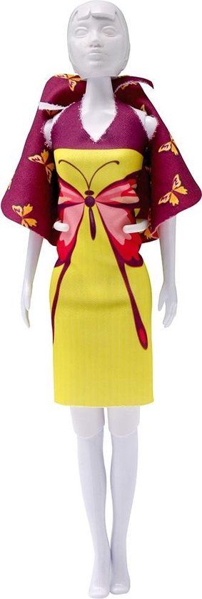 DYD Dress Your Doll - Making Couture Outfit kit Dolly Butterfly - Voor pop van 29cm - PN-0164622