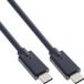 InLine câble USB-C - USB 3.2 Gen 2x2 - 2 mètre - Noir