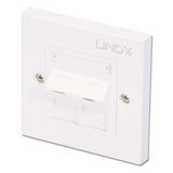 Lindy 60569 Veiligheidsplaatje voor Stopcontacten Wit