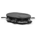 ONLI - Raclette, grill en pannenkoekenpan, 8 personen ON1035N – 3-in-1, 1200 W, PFAS-vrij, instelbare thermostaat