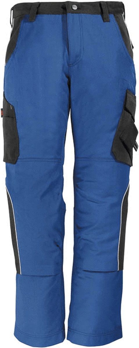 FHB Werkbroeken met kniestukken 130430 BRUNO Werkbroek Twill Koningsblauw/ZwartNL:54 BE:48