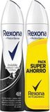 Rexona Deodorant Motion Sense Invisible On Black&white Clothes Spray 2x200ml