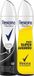 Rexona Deodorant Motion Sense Invisible On Black&white Clothes Spray 2x200ml