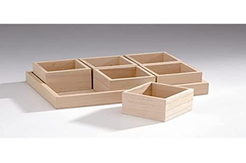 Glorex Zetbak, hout, natuur, 26,5 x 18,5 x 6 cm, 6