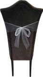 PartyDeco Tule stof op rol - Lichtgrijs - 15cm x 9meter