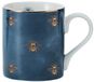 Mikasa Mok, Beker, 0.28 L, Bijen, Blauw, Porselein
