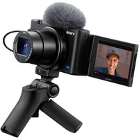 Sony vlog camera ZV-1 + GP-VPT2BT bluetooth vlogging grip
