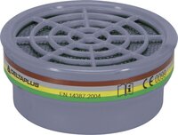 Delta Plus 2 Filterpatronen Halfgelaatsmasker M6200 of M6400 - Gecombineerd stof-gasfilter - Grijs - Set van 2