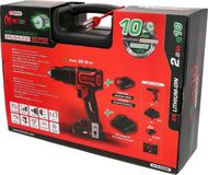 KS TOOLS eMONSTER Borstelloze accu klopboormachine schroevendraaier set 4-delig - 515.6300