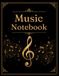 My Music Composition Notebook: 5-Line Staff Paper for Songwriting, Composition & Music Practice