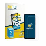 BROTECT Screenprotector voor Honor Play 70C - Folie Beschermfolie transparant 2 Stuks