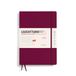 LEUCHTTURM1917 370690 Weekplanner 2025, Composition B5, hardcover, 12-maanden-kalender, gelinieerd, Port Red, Engels