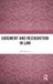 Judgment Routledge Judgment and Recognition in Law Hardcover