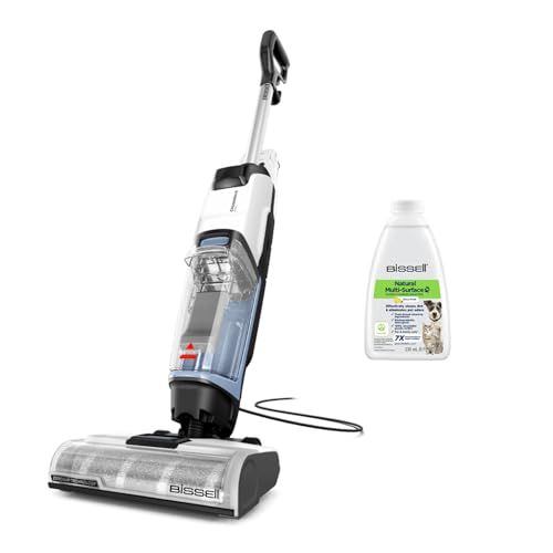 BISSELL CrossWave Edge, Nat-droogstofzuiger, Multi-Oppervlak Vloerreiniger met Zelfreinigend Systeem, Bedrade Stofzuiger met ZeroGap Technologie, Voor Harde Vloeren & Tapijten, 7.5m Snoer, 4088N