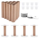 Bobines vides, 20 pièces, 10 cm, pour fil et loisirs créatifs