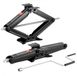 Latios Caravan/Camper Schaarkrik - Stabilisatiekrik Set - Set van 2 - Hefhoogte 10,3–59,5 cm - Draagvermogen 4082 kg - Inclusief Handkruk, Dopsleutel en Waterpas - Nivellering