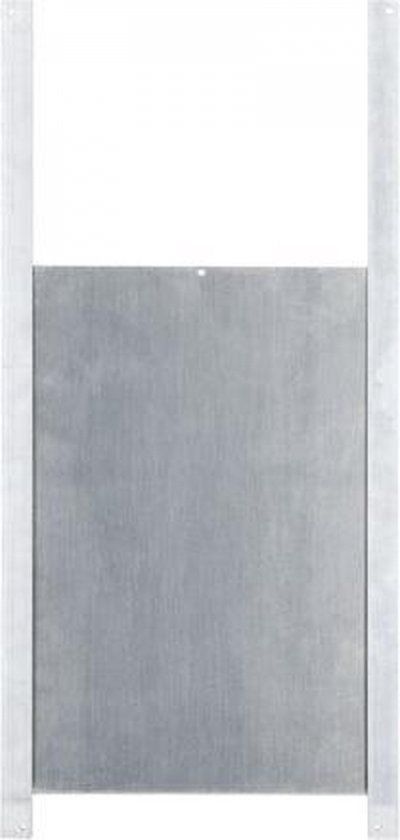 Kerbl Kippenschuifdeur 30 x 40 cm - aluminium - complete montageset