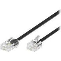 ACT MicroConnect Modular - Netwerkkabel - RJ-11 (M) naar RJ-45 (M) - 1 m - zwart