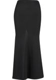 Urban Classics Glitter Maxi Lange Rok M Zwart