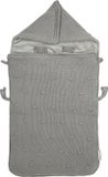 Meyco Baby Knots voetenzak - grey - 40x82cm