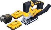 DeWalt DCS 334 D2 scie sauteuse sans balai 18 V + 2x batterie 2,0 Ah + chargeur