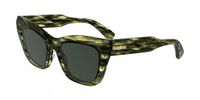 Longchamp LO777S Striped green 53/19/140 WOMAN Zonnebrillen
