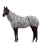 Waldhausen Zebra Basic Eczeemdeken - Zomer - Polyester - Zwart/Wit - Paard - Waterdicht - Machinewasbaar