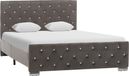 Maison Exclusive - Cadre de lit sans matelas gris tissu 120x200 cm