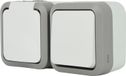 Electraline 615907 Hypro 1 Frans stopcontact (2P+T) 16 - A + schakelaar buiten IP55