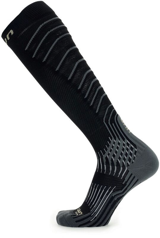 UYN Run Compression Sokken Heren - Zwart/Grijs